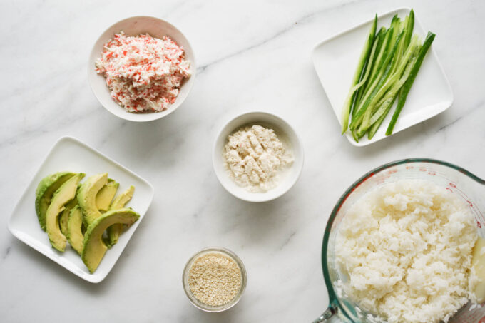 california roll ingredients