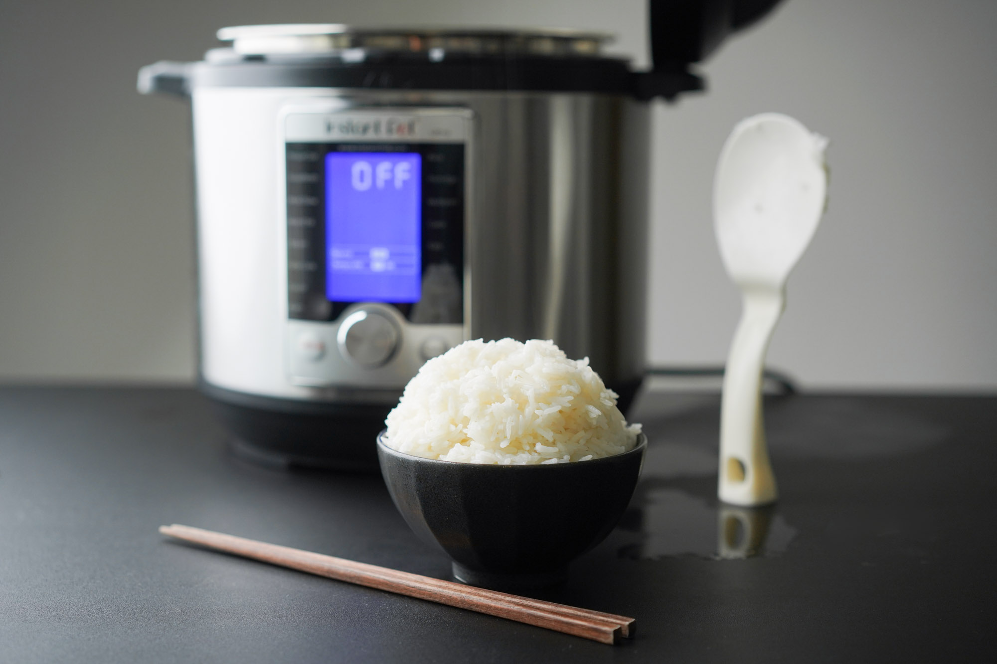 How to Cook Perfect Instant Pot Rice - Hungry Huy