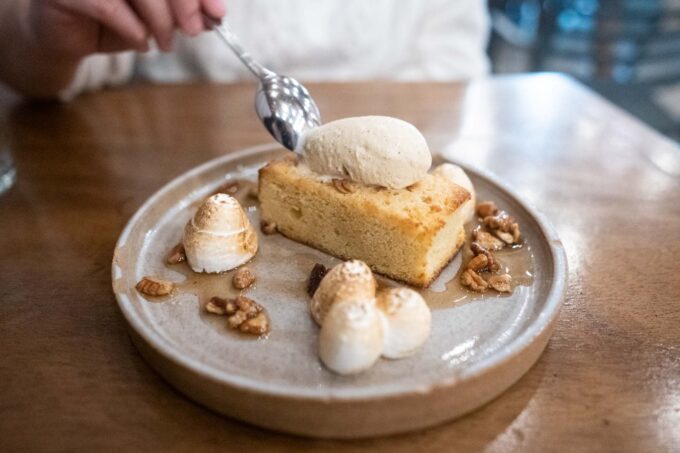 Intero's butter cake dessert