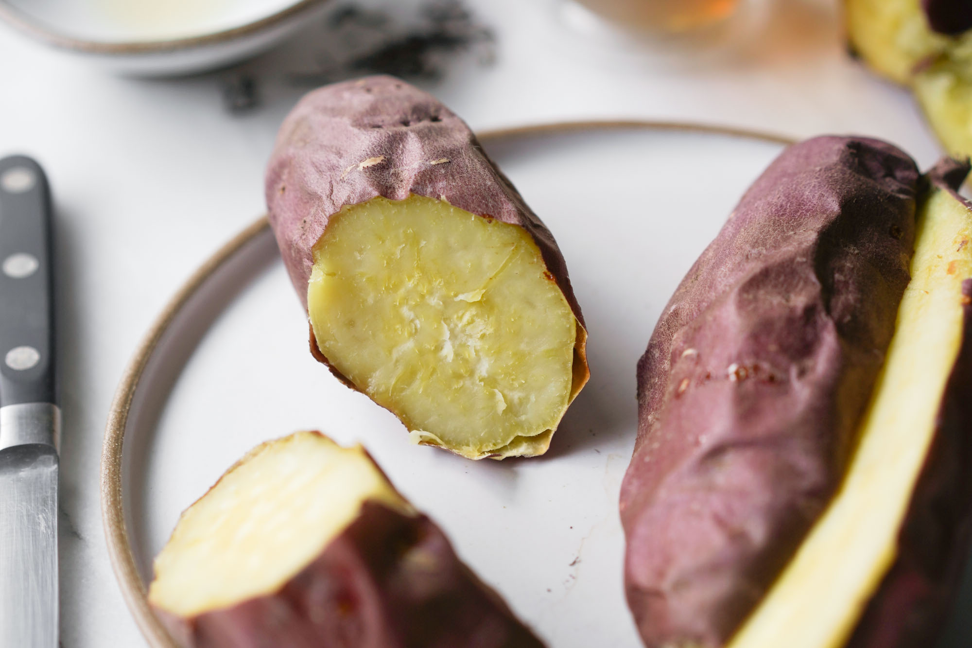 Japanese Sweet Potatoes (Perfectly Baked & Roasted w/ Fluffy Centers)