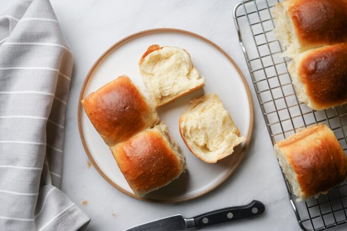 texture inside of Japanese milk bread