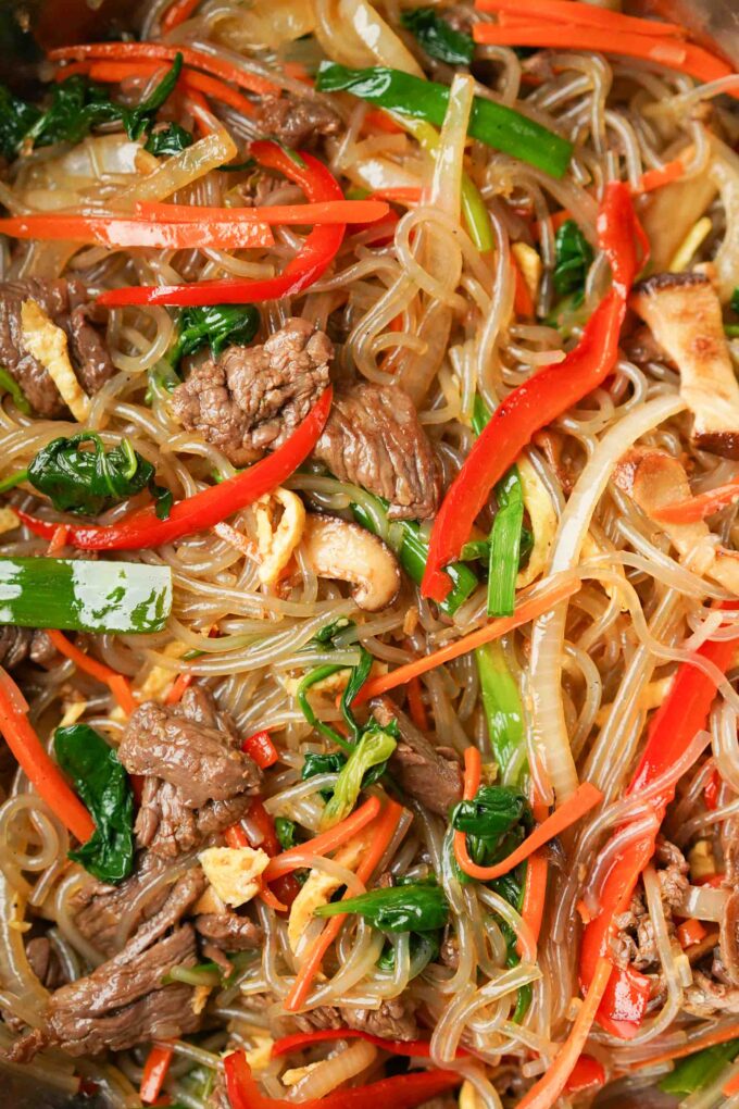 japchae closeup