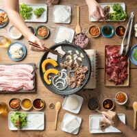 making Korean bbq at home