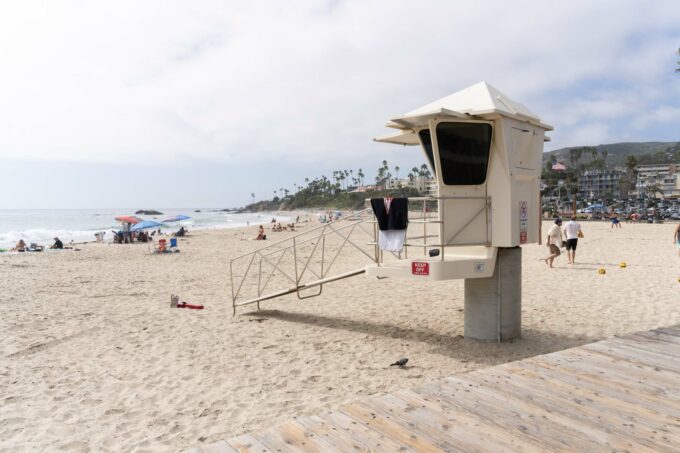 watch tower at Laguna Beach