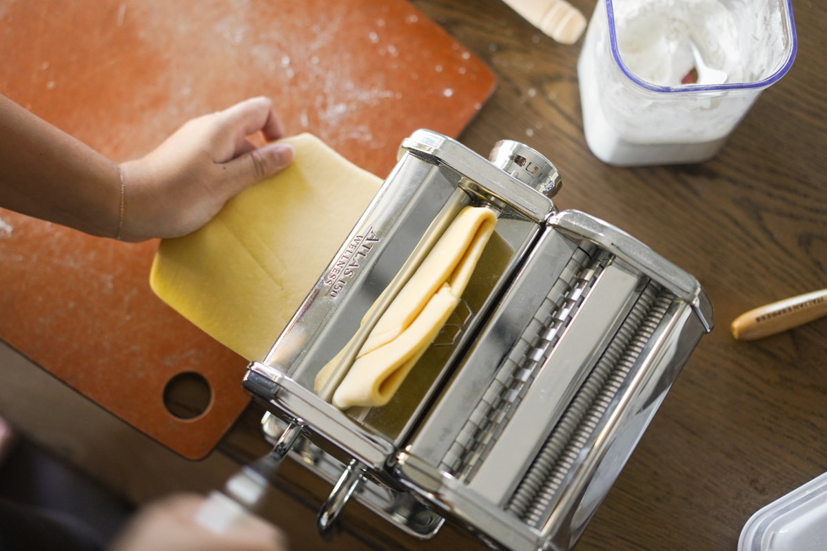 laminating dough