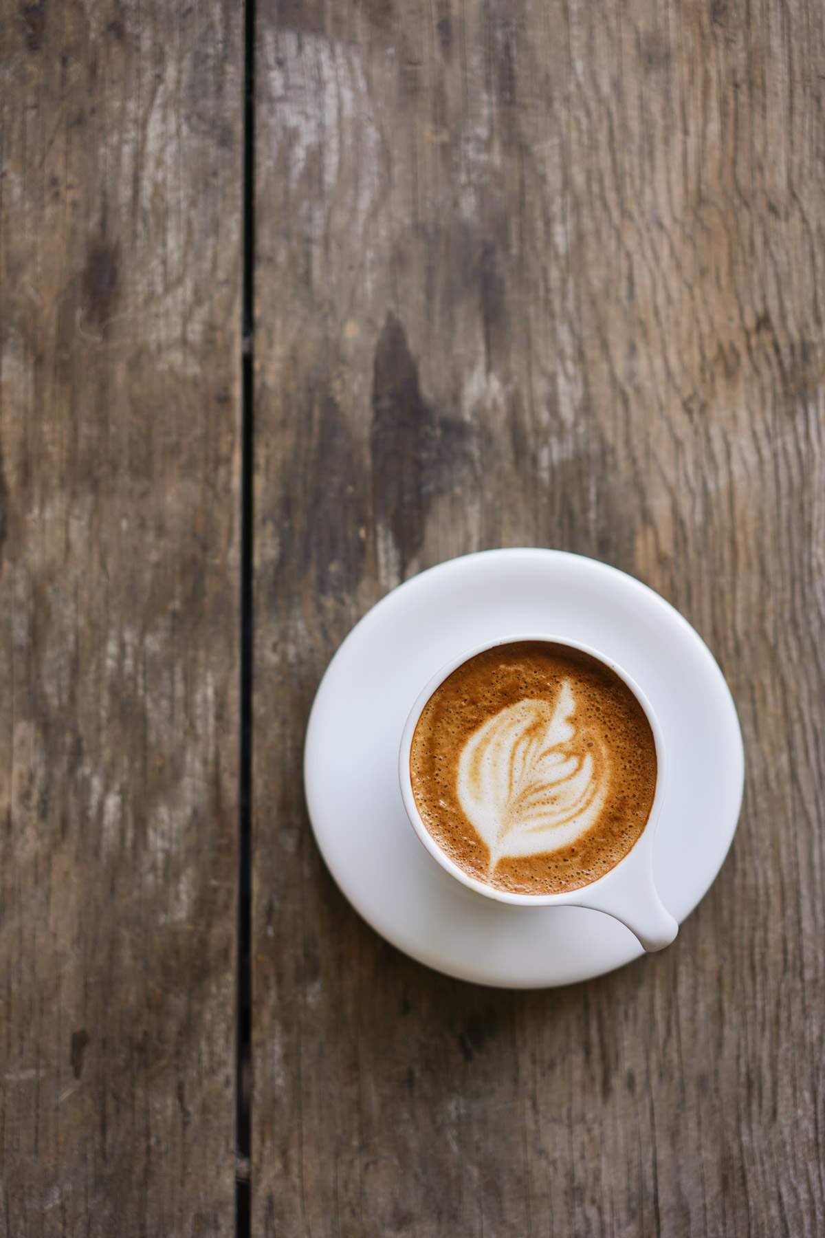 oat milk latte made with espresso