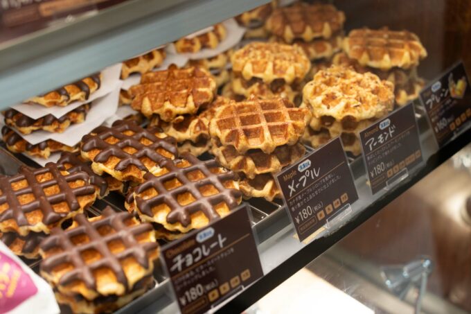 Manneken assortment of waffles