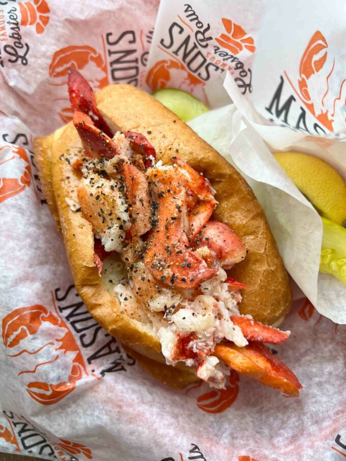 Mason's Famous Lobster - lobster roll