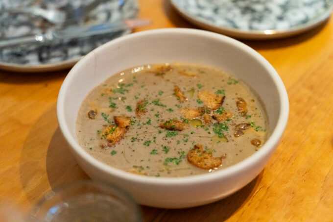 Máximo Bistrot - porcini mushroom soup
