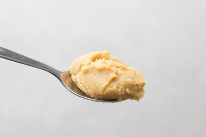 spoonful of miso paste
