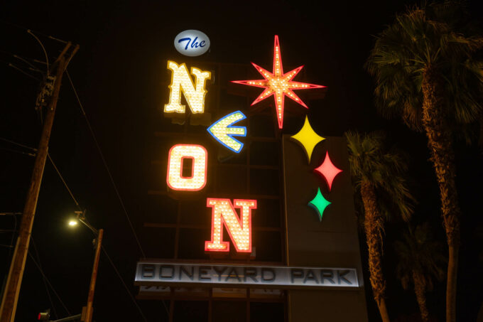 The Neon Musuem - Boneyard Park sign