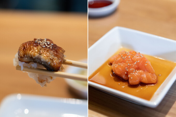 nigiri contre sashimi