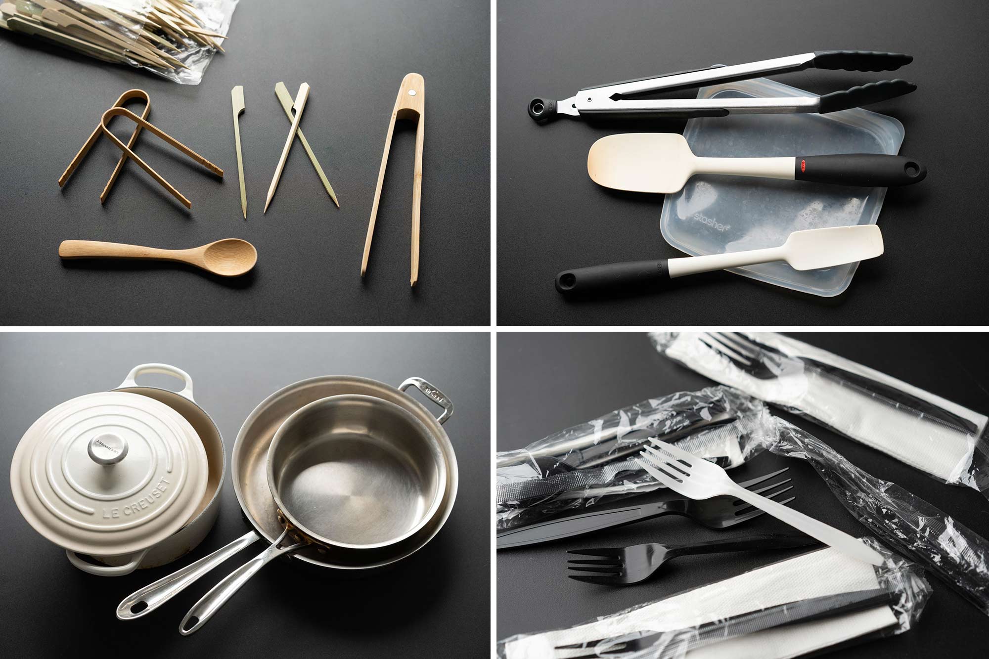 nontoxic utensils collage