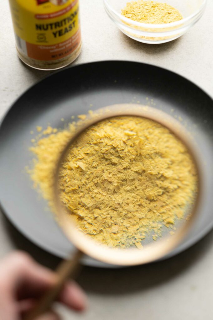 nutritional yeast closeup