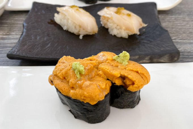 Oo Toro sushi, uni