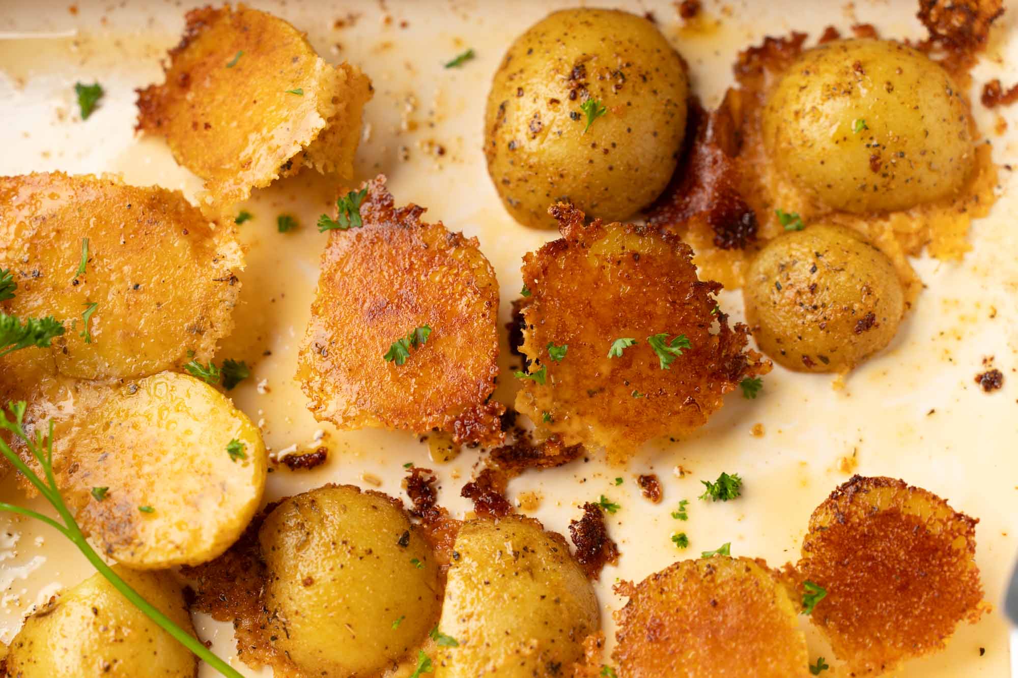 crispy parmesan potatoes