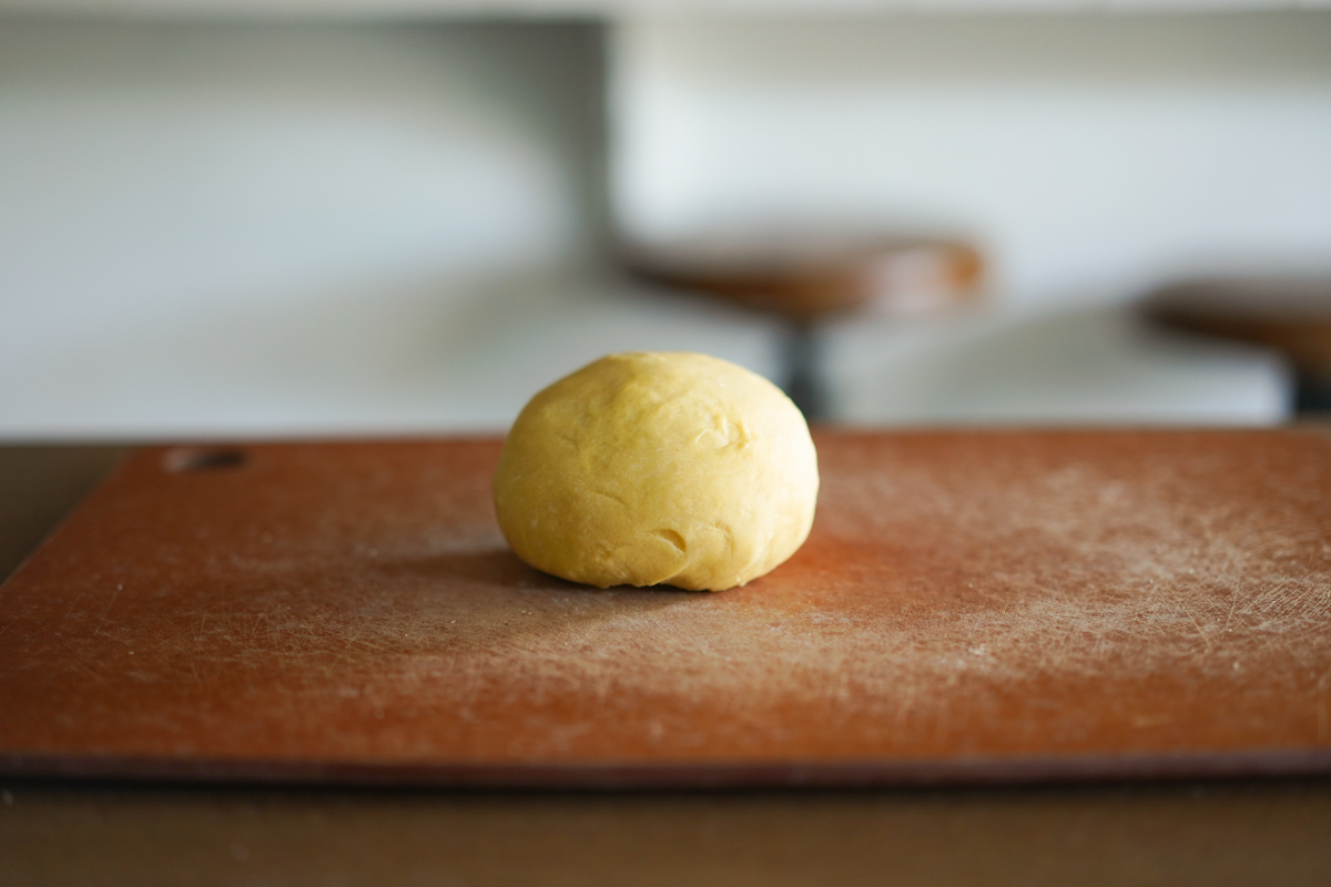 pasta dough ball resting