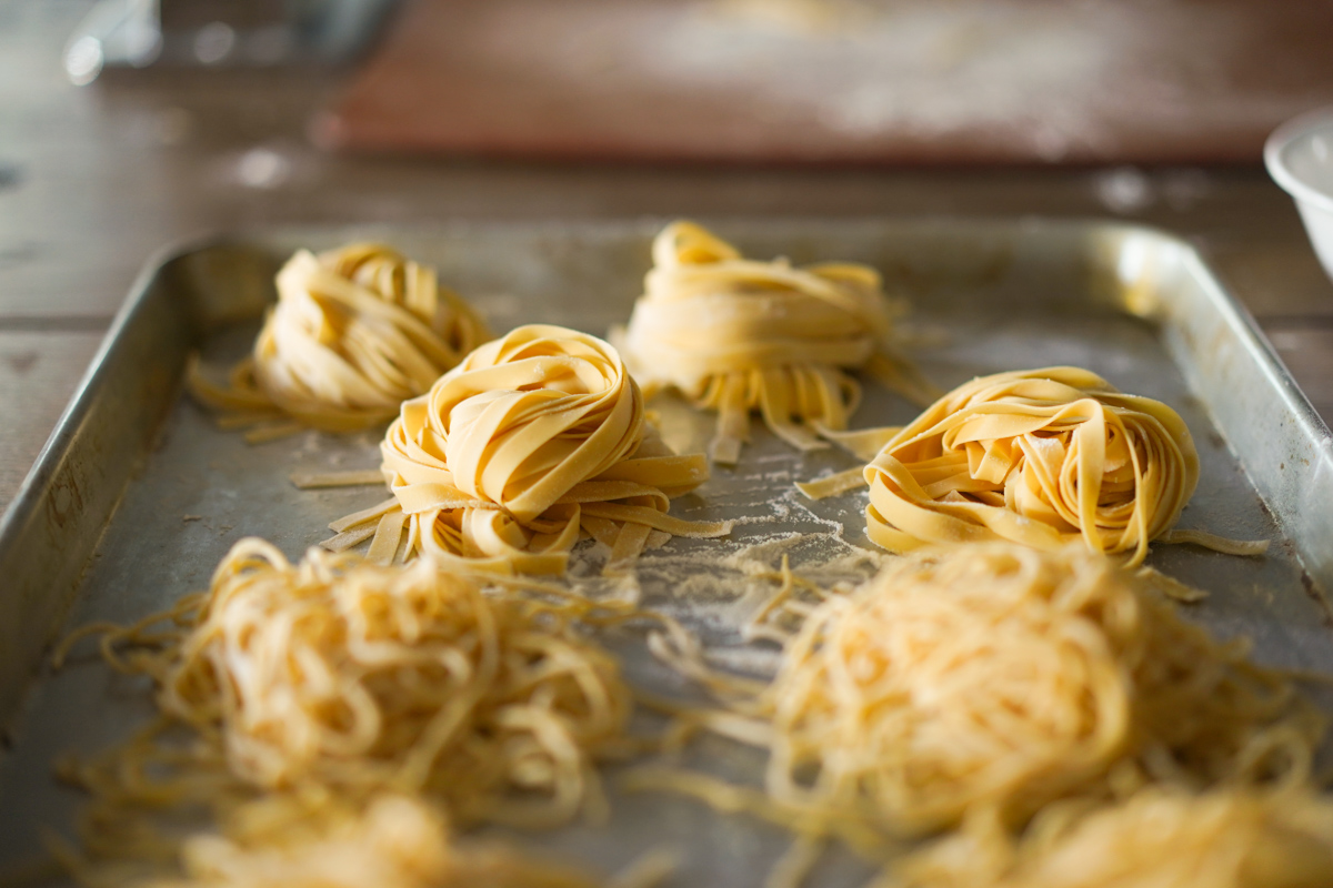 Fresh home made egg pasta - The Infatuated Foodie