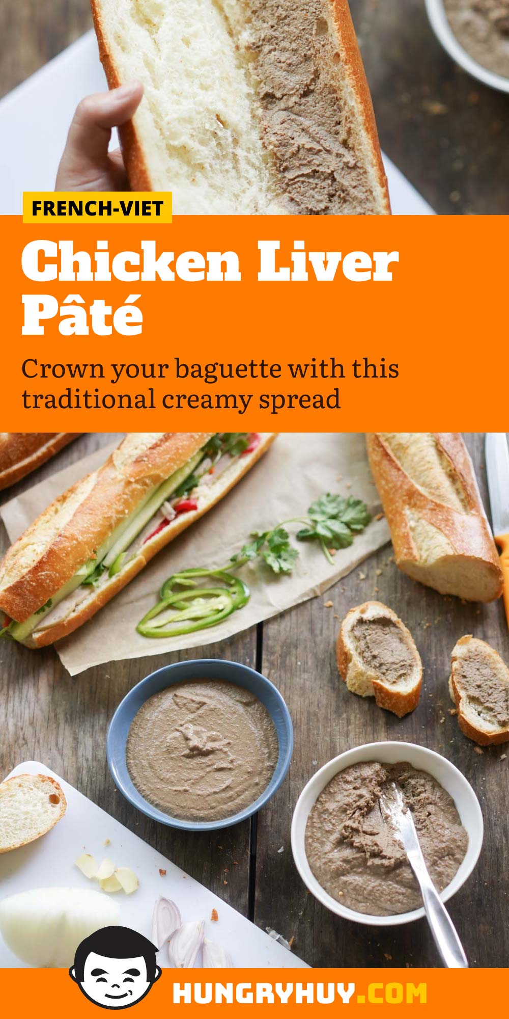 Chicken Liver Pâté Recipe (Great for Vietnamese Bánh Mì) Hungry Huy