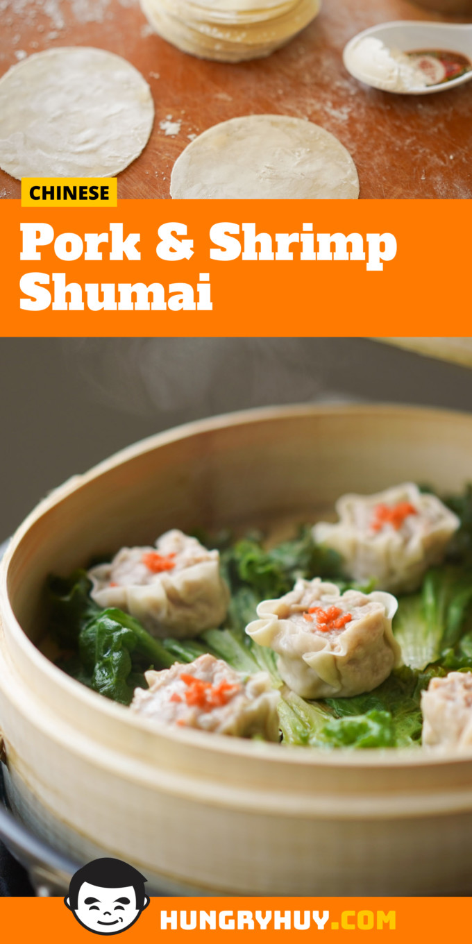 Pork and Shrimp Shumai Pinterest Image