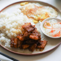 pork belly tocino closeup