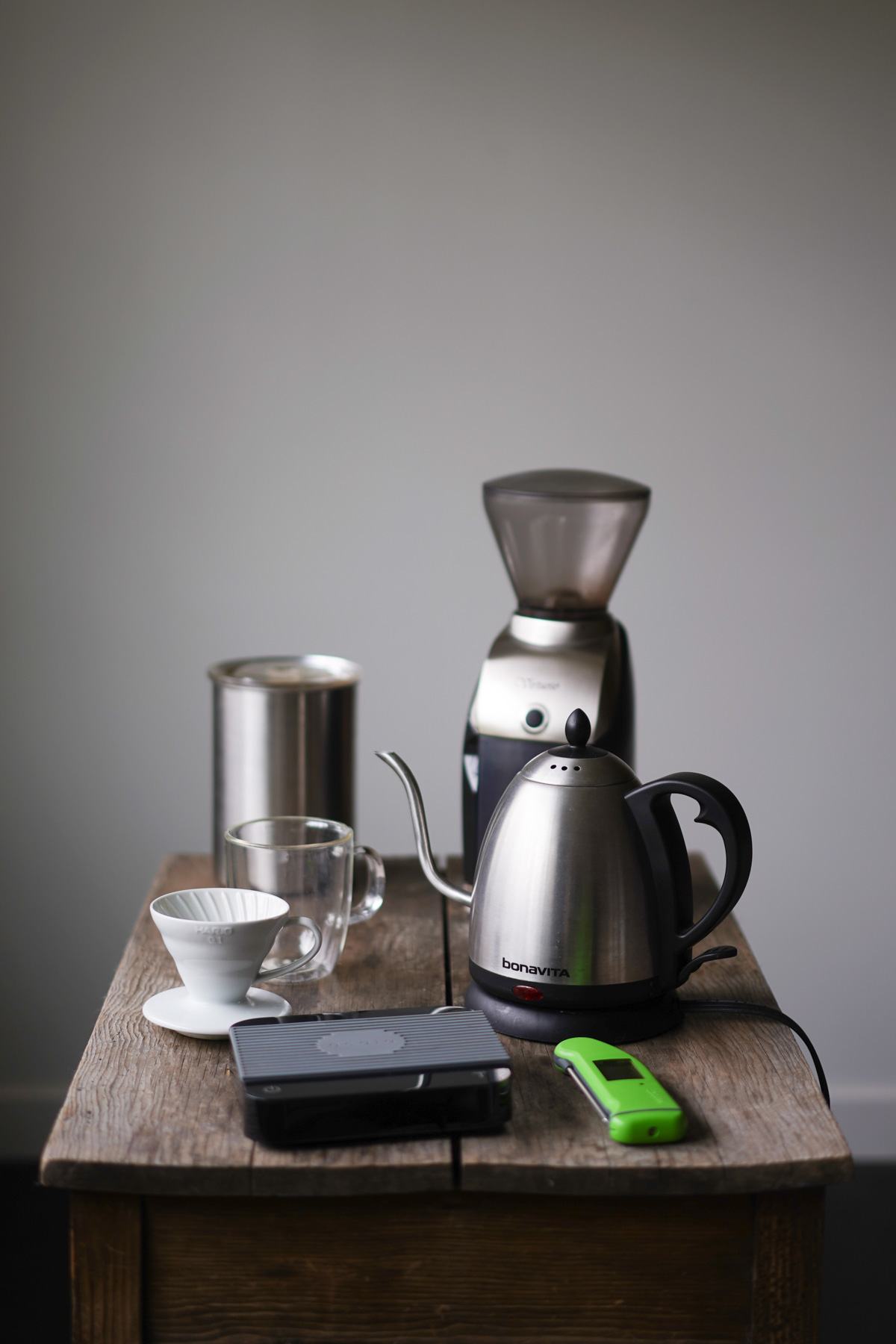 coffee equipment for pour over