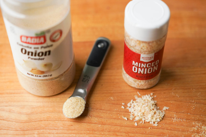 onion powder vs dried minced onions
