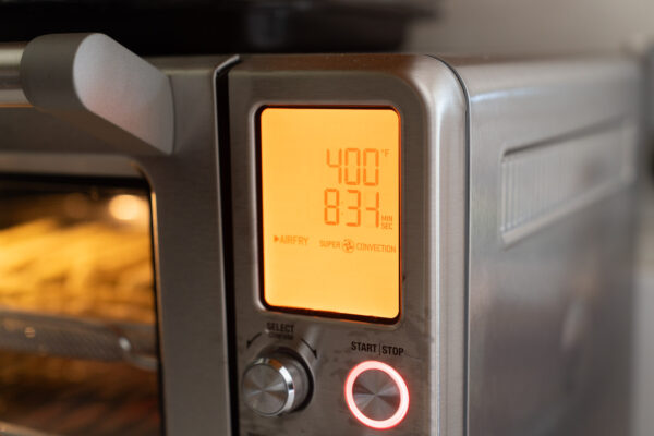 preheating air fryer to 400F
