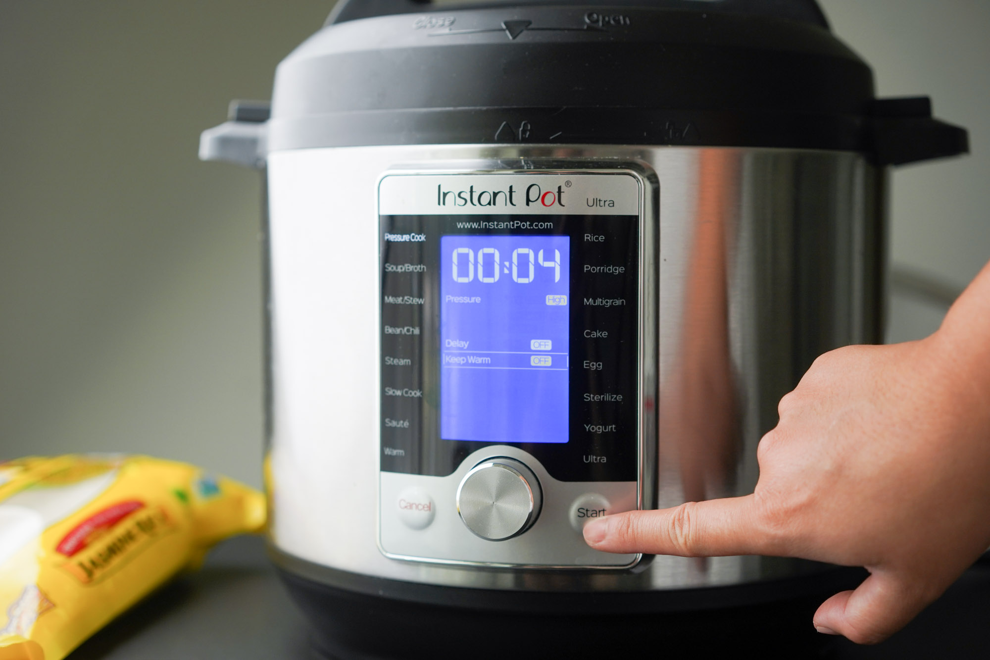 How to Cook Perfect Instant Pot Rice - Hungry Huy