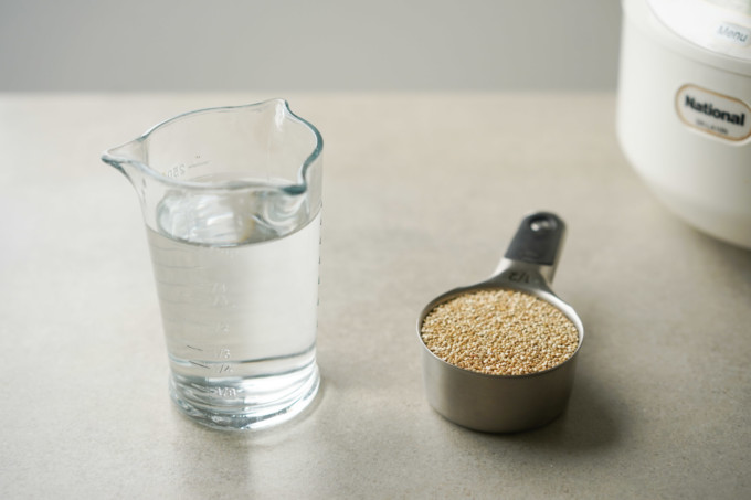 cup of water and scoop of quinoa ratio