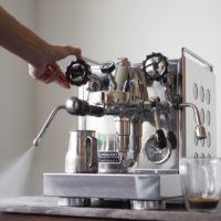 releasing espresso steam wand
