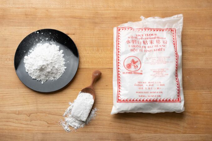 bag of rice flour