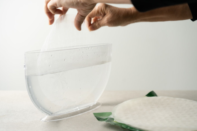 rice paper water bowl