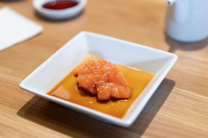 sashimi de saumon