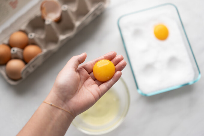 separating egg yolks from whites