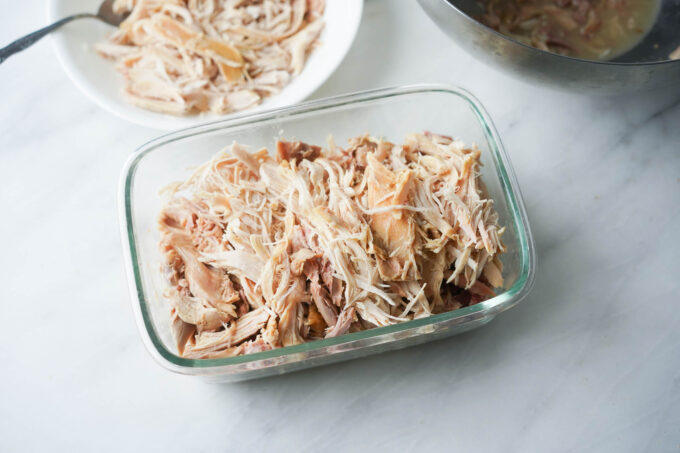 shredded chicken / turkey