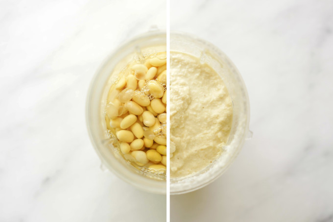 soaked vs blended soy beans