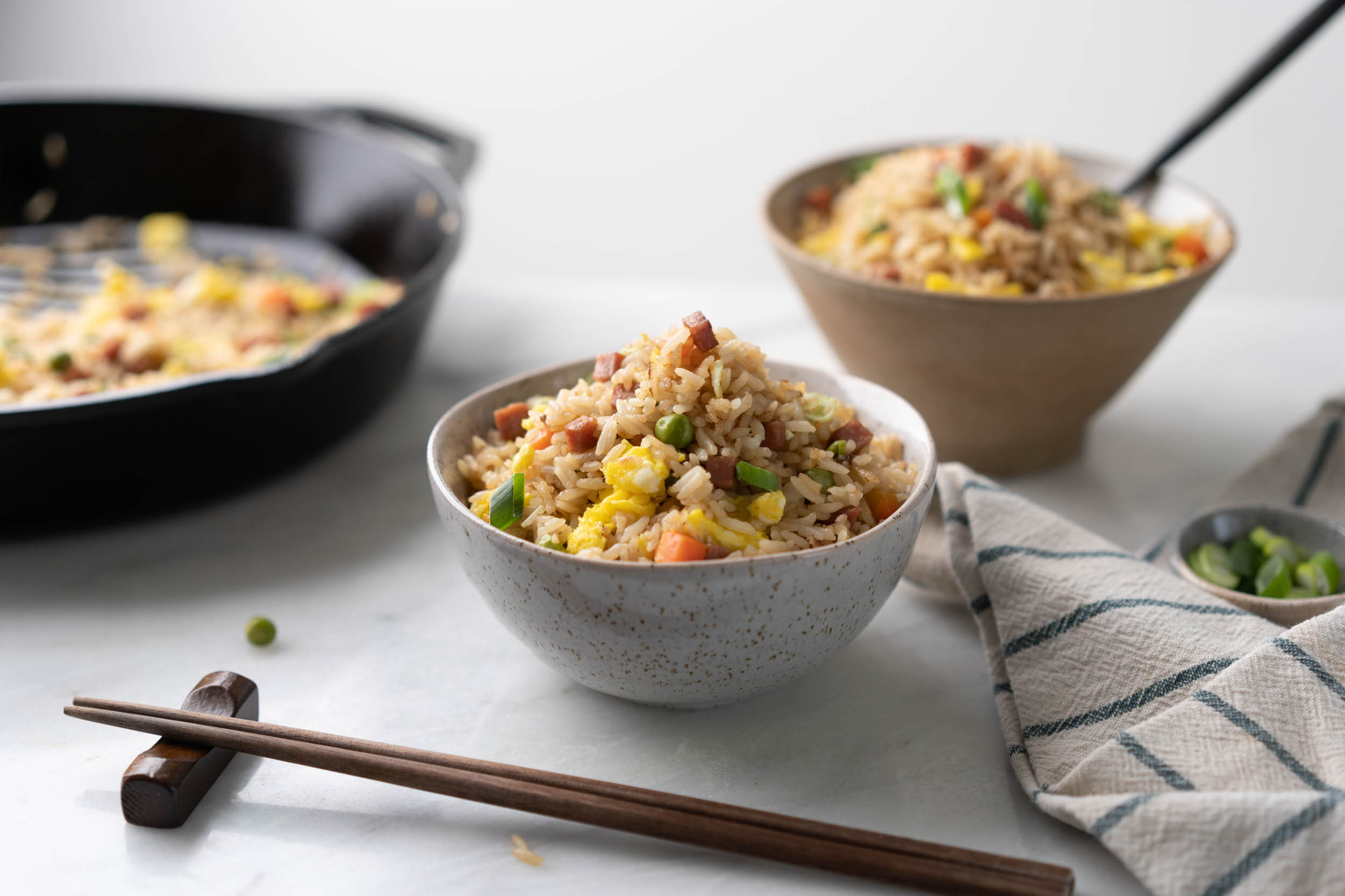 Spam fried rice bowl