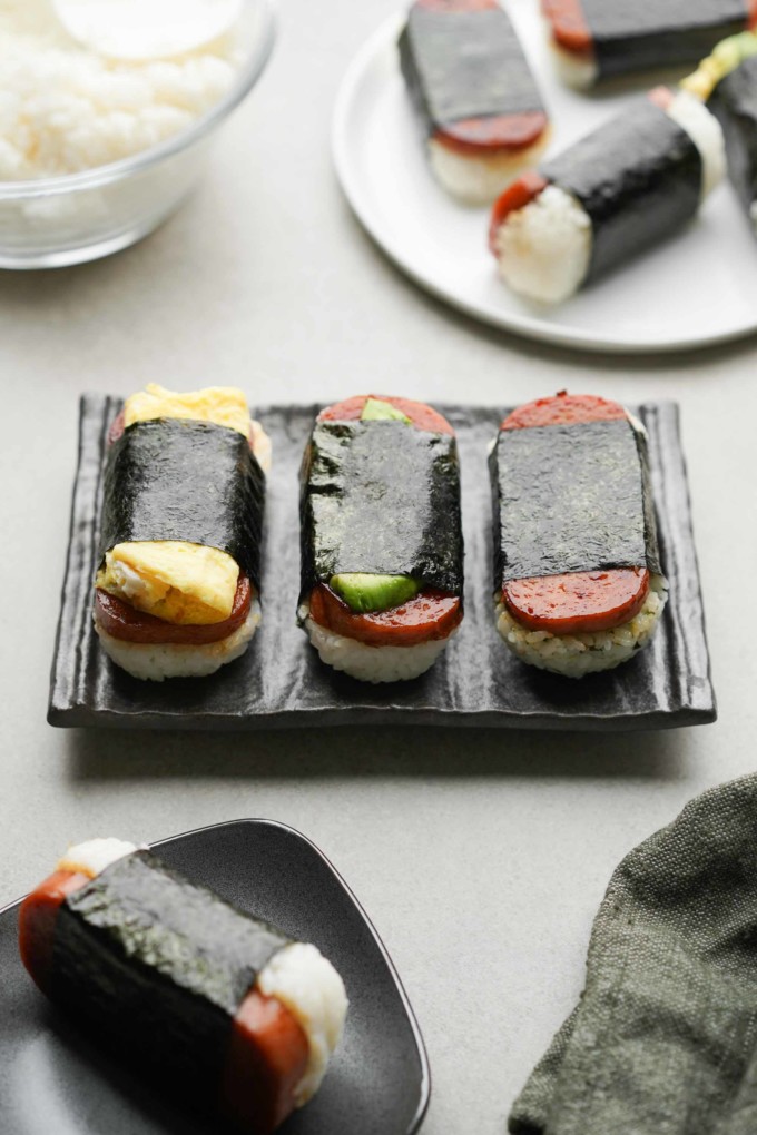other ingredient ideas for Spam musubi