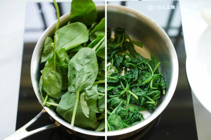 pasta side by side image of raw vs cooked