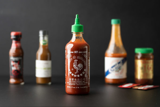 sriracha and other hot sauces