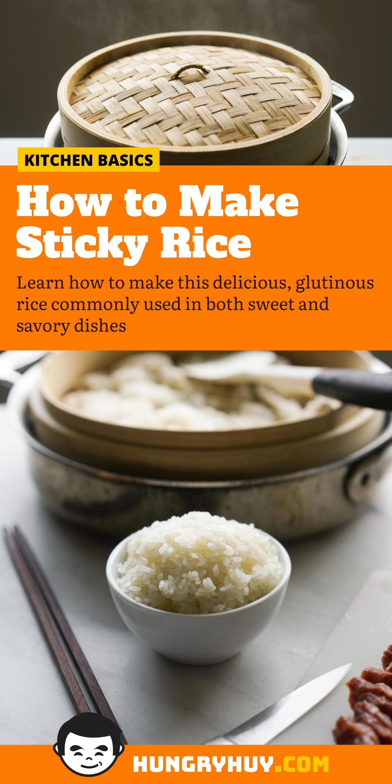 Homemade Sticky Rice How to Make Sticky Rice (Easy & Foolproof Method!) - Hungry Huy