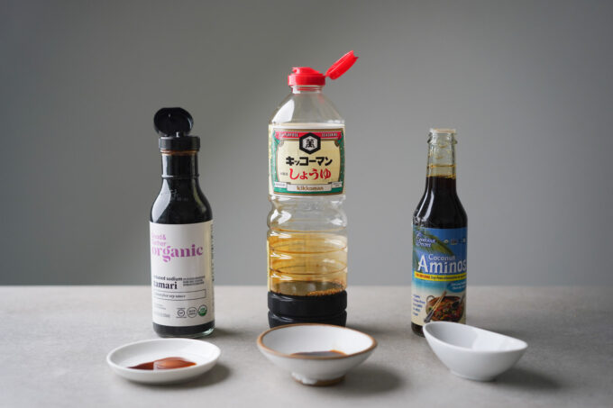 tamari vs soy sauce vs coconut aminos