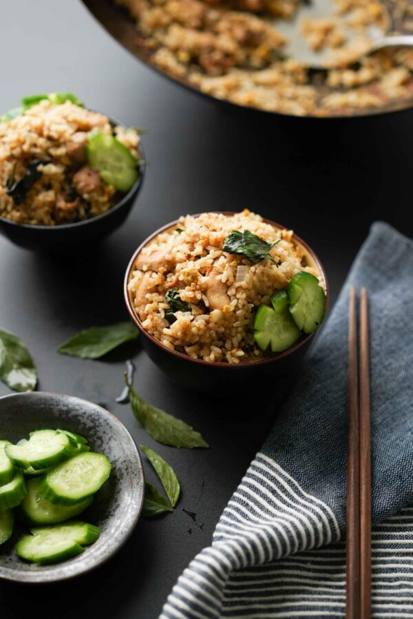 Thai Basil Fried Rice Recipe (w/ Step By Step Photos) Hungry Huy