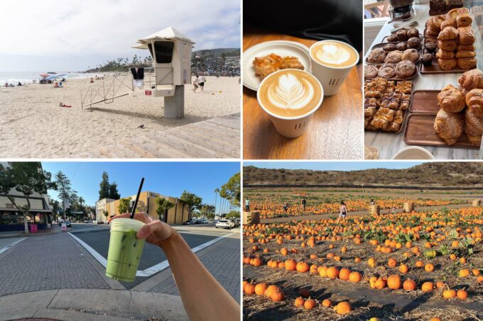 four pictures of the best things to do in Orange County