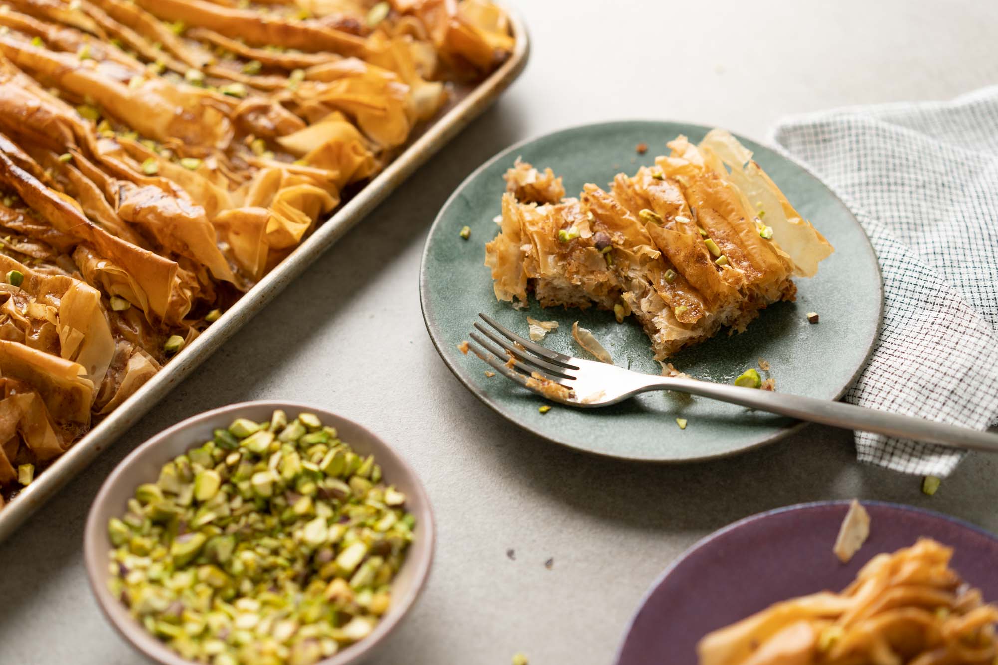 TikTok crinkle phyllo dessert