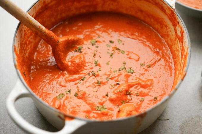 pot of butter chicken