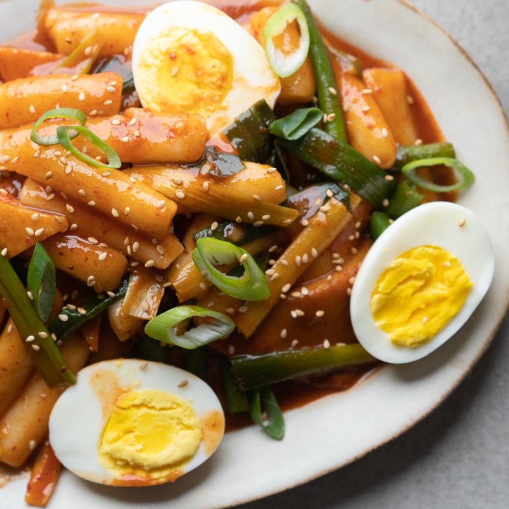 Tteokbokki (Korean Spicy Rice Cakes)