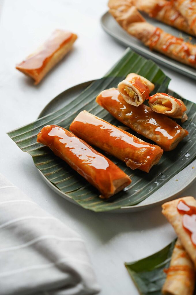 Filipino turon / banana lumpia