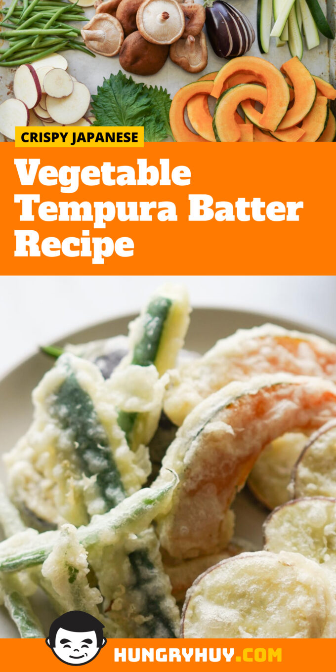 Vegetable Tempura Pinterest Image